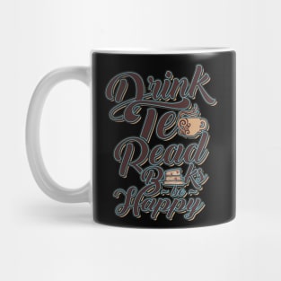 'Drink Tea, Read Books' Cute Tea Lover Gift Mug